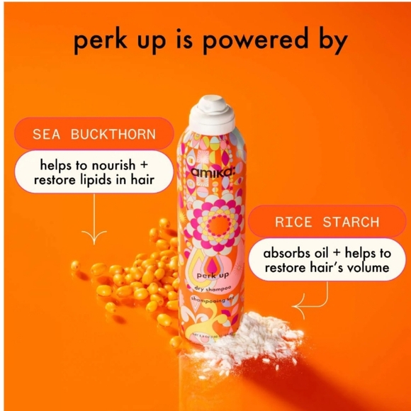 New Amika Mini Perk Up Talc-Free Dry Shampoo 1.8oz - Picture 4 of 8